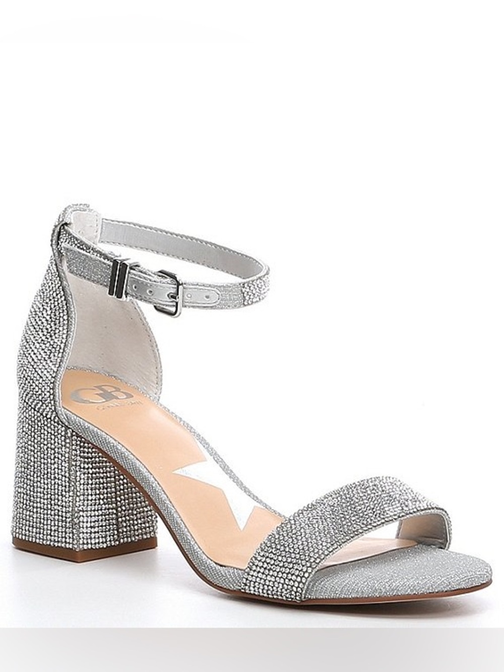 GB Gianni Bini Bling-Out Rhinestone Embellished Heels Sz 8